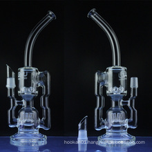 Glass Recycler Water Pipe for Smoking with Sprinkler Perc (ES-GB-036)